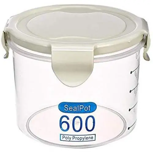 Kitchen Food Storage Jar Airtight Food Storage Kitchen Glass Jar Moisture-Proof Home Multi-Purpose Jam Bottle Cruet Plastic Transparent Milk Powder Sealing Box
