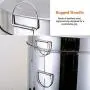 Contenant en Acier Inoxydable avec Couvercle, Grand Récipient Hermétique pour Riz, Organisation et Rangement de la Cuisine, Cellier, Idéal pour les Snacks, le Sucre, le Café, la Farine – 5 Tailles (Volume : 2,5L) Contenant en Acier Inoxydable avec Couvercle, Grand Récipient Hermétique pour Riz, Organisation et Rangement de la Cuisine, Cellier, Idéal pour les Snacks, le Sucre, le Café, la Farine – 5 Tailles (Volume : 2,5L)