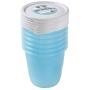 keeeper Freeze Food Box Mia Polar 0,35L Round 6 Pieces, Polypropylene, Blue, 9.5 x 9.5 x 9 cm