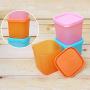 Food storage sets Spice Sauce Seasoning Box Condiments Pepper Jar Plastic Food Storage Container Kitchen,Pink