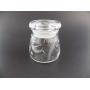 IncisoArt Hand Etched Vibe Storage Jar Sandblasted (Sand Carved) Glass Handmade USA Custom (4.5 Ounce (133ml), Sun Moon Shooting Stars Planets)
