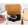 Mini Spice Jars Household ceramic seasoning jar set square flip seasoning box