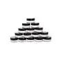 10Pcs Cosmetic Jar 2/3/5/10/15/20g Small Empty Cosmetic Refillable Bottles Plastic Eyeshadow Makeup Face Cream Jar Pot Container,White Cap,2g