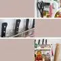 Kitchen Organizer, Quality Plastic Spice Rack Seasoning Double Layers Stand Holder Seasoning Jar Storage Shelf,Brass