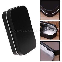 Professional For Candy Storage Containers, Storage Box Small Jewelry Candy Coin Key Organizer Tin Flip Black Gifts - Small Organizer Box, Small Storage Organizer, Small Storage Case, Tin Box Storage