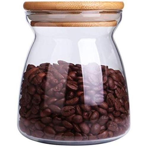 500Ml Glass Storage Bottles Glass Sealed Can Glass Jars Dispenser With Lid Cereal Tea Coffee Sugar Kitchen Storage,One