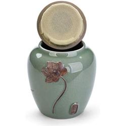 Cereal Containers Sealed Ceramic Tea Cans, Kitchen Moisture Storage Tank Containers (Size : E)