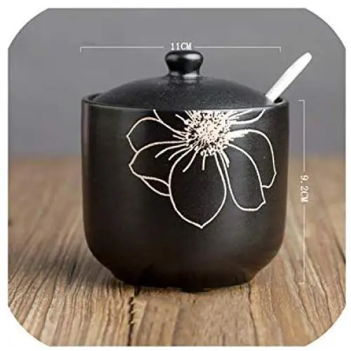 Cold Rain Ceramic Seasoning Jar Kitchen Storage Tank Seasoning Can Sugar Bowl With Spoon MSG Spice Storage Box Salt Shaker A 265,17 Cold Rain Ceramic Seasoning Jar Kitchen Storage Tank Seasoning Can Sugar Bowl With Spoon MSG Spice Storage Box Salt Shaker A 265,17
