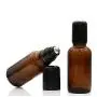 3Pcs 20ML Amber Glass Empty Refillable Roll-On Bottles with Stainless Steel Roller Ball and Black Cap Essential Oil Perfume Eye Essence Fluid Cosmetic Containers Dispense Sample Vials for Beauty 3Pcs 20ML Amber Glass Empty Refillable Roll-On Bottles with Stainless Steel Roller Ball and Black Cap Essential Oil Perfume Eye Essence Fluid Cosmetic Containers Dispense Sample Vials for Beauty