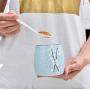 Mini Spice Jars Ceramic seasoning jar set kitchen restaurant with tray combination