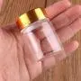 Bouteilles en verre transparentes 24x37mm 30ml/40ml/50ml/60ml avec couvercle en aluminium doré, idéal pour épices, terrariums, cadeaux de mariage, artisanat. Bouteilles en verre transparentes 24x37mm 30ml/40ml/50ml/60ml avec couvercle en aluminium doré, idéal pour épices, terrariums, cadeaux de mariage, artisanat.