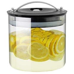 YTF-Glass kimchi jar, transparent storage tank with lid, dried honey fruit noodle jar