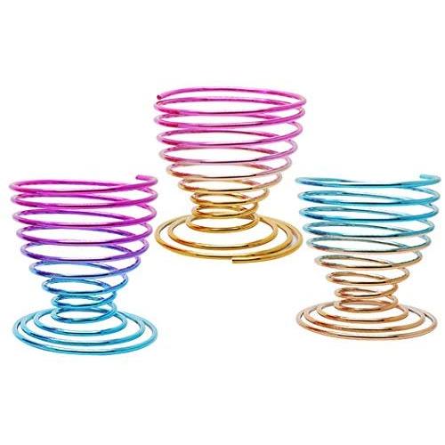 JUSTDOLIFE 3PCS Beauty Sponge Holder Creative Swirl Blender Holder Cosmetic Sponge Stand