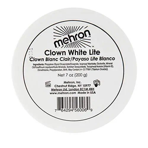Maquillage Clown White Lite de Mehron (1.14 litre) Maquillage Clown White Lite de Mehron (1.14 litre)