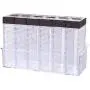 Kitchen Seasoning Bottles Jars Boxes Plastic Spice Lid Can Sugar Layers Storage Organizer Box Home Organization Accessories (Coffee)