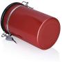 Coffee Container Large Airtight Stainless Steel Tea Storage Chests Kitchen Canister Coffee Powder Organizer Cans Tea Caddy Tool,Black