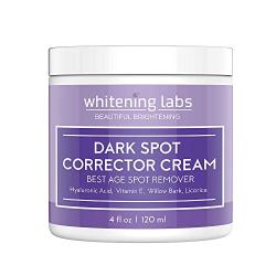 Dark Spot Corrector Best Dark Skin Age Spot Diminisher for Face, Hands, Body No Hydroquinone 4 oz