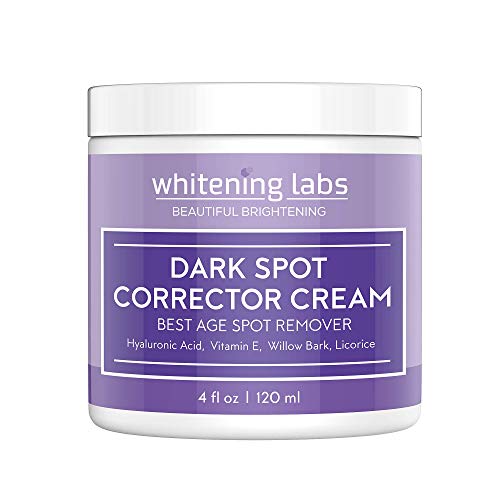 Dark Spot Corrector Best Dark Skin Age Spot Diminisher for Face, Hands, Body No Hydroquinone 4 oz
