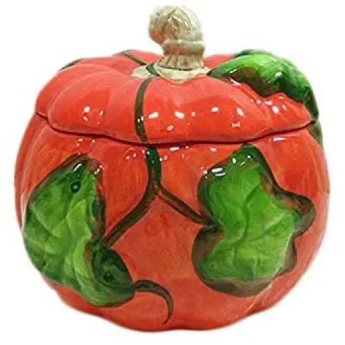 Bouteille à bonbons en céramique 3D en forme de citrouille SOCOSY / Support à bonbons / Bocal d'apothicaire / Support à bijoux / Bocal pour buffet de mariage avec couvercle – Cadeau de mariage et Noël. Bouteille à bonbons en céramique 3D en forme de citrouille SOCOSY / Support à bonbons / Bocal d'apothicaire / Support à bijoux / Bocal pour buffet de mariage avec couvercle – Cadeau de mariage et Noël.