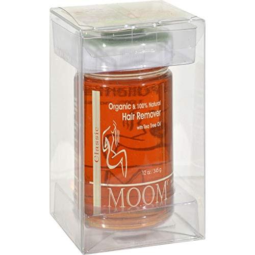 Moom Organic Hair Removal with Tea Tree Refill Jar, 12 Ounce
