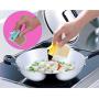 Seasoning Box with Member, Transparent Plastic Cruet Versatile Preserving Jars Pack of 6 with Tray-A