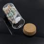 5Pcs Mini Tiny Clear Glass Jars Bottles with Cork Stoppers for Arts & Crafts, Projects, Decoration, Party Favors