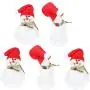 5er-Set Weihnachts-Süßigkeitenbehälter mit Schneemann Figur, Weihnachts-Lebensmitteldose, Sammelbehälter für Kekse