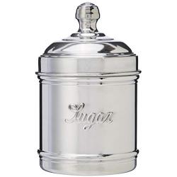 Italo Ottinetti Polished Aluminium Storage Canister Zucchero 10 cm, Metallic, One Size