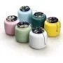Bocal en Céramique avec Couvercle en Bambou Airtight, Conservation de Boîtes pour Thé, Café, Herbes, Épices, Sucre et Plus Encore (J) Bocal en Céramique avec Couvercle en Bambou Airtight, Conservation de Boîtes pour Thé, Café, Herbes, Épices, Sucre et Plus Encore (J)