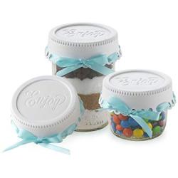 Sweet Creations 3 pack Giftable Mason Jar Lid