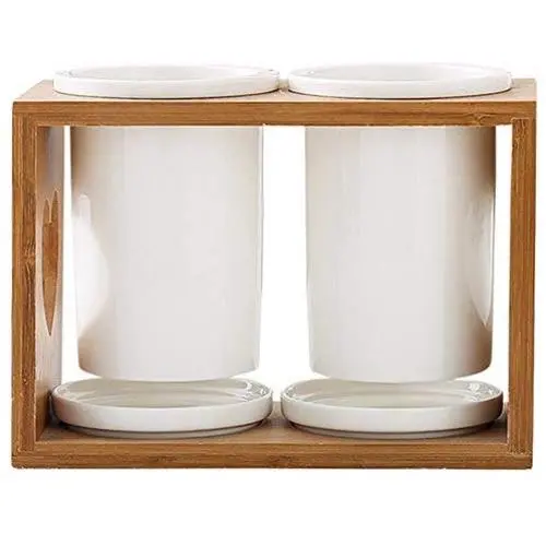 Kitchen Food Storage Jar Airtight Food Storage Kitchen Glass Jar Moisture-Proof Home Multi-Purpose Jam Bottle Cruet Scolapiatti In Ceramica Bianca Con Doppio Tubo Di Scarico