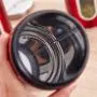 TOPBATHY Stainless Steel Food Storage Jar with Airtight Seal Bamboo Lid/Airtight Food Storage Containers,for Serving Tea, Coffee, Spice and More(11 x 11 x 16.5cm??‰