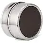 DUDDP Storage Spice lar set Spices storage box 6PCS Stainless Steel Magnetic Spice Storage Jar Tins Container With Rack Holder