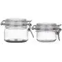 VASANA 2PCS 120G/200G(4oz/7oz) Empty Refill Round Clear PET Plastic Air Tight Sealed Food Storage Container Bottle Jars Cosmetic Makeup Facial Body Pack Cream Lotion Pot with Locking Canister Lids