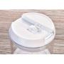 Transparent Plastic Jars, Food Storage canisters with lid Versatile Durable Box Preserving Tank Pack of 2-B 750mlx2