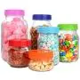Capsules de Récipients Plastiques Colorés pour Bouteilles en Verre Mason Ball Kerr – 6 Regular et 6 Wide Mouth, Étanchées pour Conservation/Conserver Capsules de Récipients Plastiques Colorés pour Bouteilles en Verre Mason Ball Kerr – 6 Regular et 6 Wide Mouth, Étanchées pour Conservation/Conserver