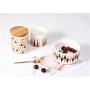 Mini Spice Jars Nordic ceramic storage tank creative marble household kitchen storage tank