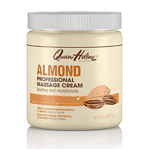 Queen Helene Professional Massage Cream, Almond, 15 Ounce [Packaging May Vary]