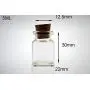 50 pcs Flacons en Verre 2230mm avec Bouchon DIY Jars de Rangement Transparents pour Fabrication Artisanale, Contenants, Ampoules, Pendentifs, Nouvelle Arrivée Cadeau