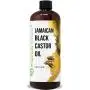 Jamaican Black Castor Oil Hair Growth- Hair Oil Edge Control Hair Growth Products Beard Growth Oil Natural Hair Products Cold Pressed Castor Oil Organic Pure Black Jamaican Castor Oil 8 oz
