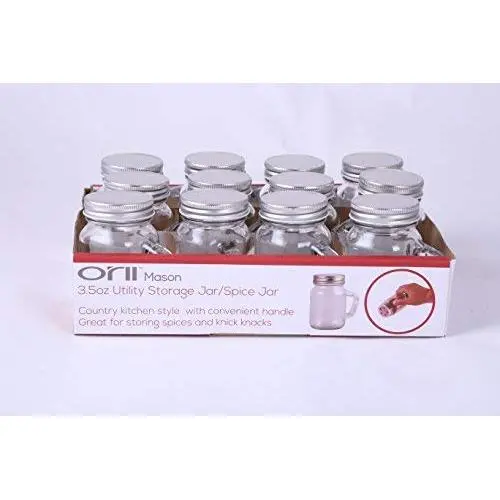 Bocal de Rangement/Bocal à Épices Orii 3,5oz (12 BOCAUX) Bocal de Rangement/Bocal à Épices Orii 3,5oz (12 BOCAUX)
