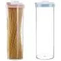Homespace Noodle Storage Box Kitchen Grains Storage Tank Plastic Transparent Sealed Fresh-Keeping Jar Round Shaped Food Storage Container, 2 Pack, Pink & Blue Homespace Noodle Storage Box Kitchen Grains Storage Tank Plastic Transparent Sealed Fresh-Keeping Jar Round Shaped Food Storage Container, 2 Pack, Pink & Blue