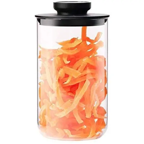 JIUYAODIANZI Borosilicate Glass Bottle Size Round Milk Powder Storage Sealed Can Sealed Jar Spice Storage (Capacity : 1000ml) JIUYAODIANZI Borosilicate Glass Bottle Size Round Milk Powder Storage Sealed Can Sealed Jar Spice Storage (Capacity : 1000ml)