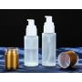 3PCS 30ml/1oz Empty Frosted Glass Lotion Bottle Cosmetic Container Storage Pot Jar Vials Dispenser with Gold Lid for Serum Emulstion Cream Essential Oil(Color As Photo)