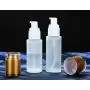 3PCS 30ml/1oz Leere Gefrorene Glas Lotion Flasche Kosmetik Behälter Lagerbehälter Glasflasche mit Golddeckel für Serum Emulsion Creme Ätherisches Öl (Farbe wie Bild)