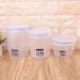 RUZYY Airtight Plastic Kitchen Food Container Seal Pot Cereal Grain Bean Rice Storage Snacks Box Canister Jar 760ml/1150ml/1500ml - 1150ml