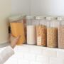 YTF-Plastic (PP) storage tank, kitchen grain storage box, double storage box green