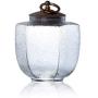 FABSELLER Glass Sealed Storage Tank - Kitchen Tea Coffee Beans Cans Storage Glass Jars, 400ML