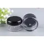 50Pcs Empty Refillable Clear Plastic Travel Cosmetic Cream bottle Jars with Black Lid For Cosmetic Sample Packing Makeup Face Cream Eye Cream Ointment(15g/0.5oz) 50Pcs Empty Refillable Clear Plastic Travel Cosmetic Cream bottle Jars with Black Lid For Cosmetic Sample Packing Makeup Face Cream Eye Cream Ointment(15g/0.5oz)