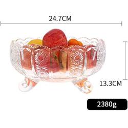 Yl Ly Thick Crystal Candy Jar With Lid Candy Jar Sugar Cylinder Jewelry Box Small Objects Storage Bottle Snacks Dried Fruit Melon Seeds Biscuit Barrel Cookies Tin A Large